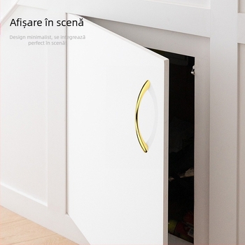 Mâner pentru dulapuri și sertare – aliaj de zinc, placare electrolitică, Modelul 211, rezistent la uzură