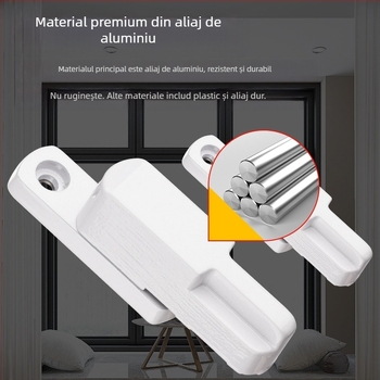 Top Valley încuietoare pentru ferestre casement – în formă de T, deschidere interioară/exterioară, aliaj de aluminiu, stil Light Luxury