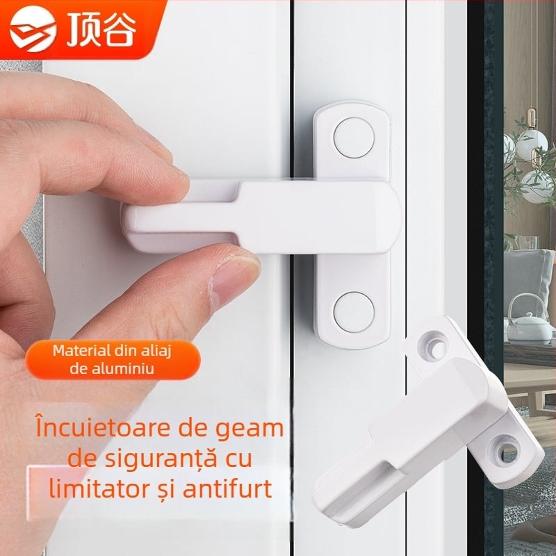 Top Valley încuietoare pentru ferestre casement – în formă de T, deschidere interioară/exterioară, aliaj de aluminiu, stil Light Luxury