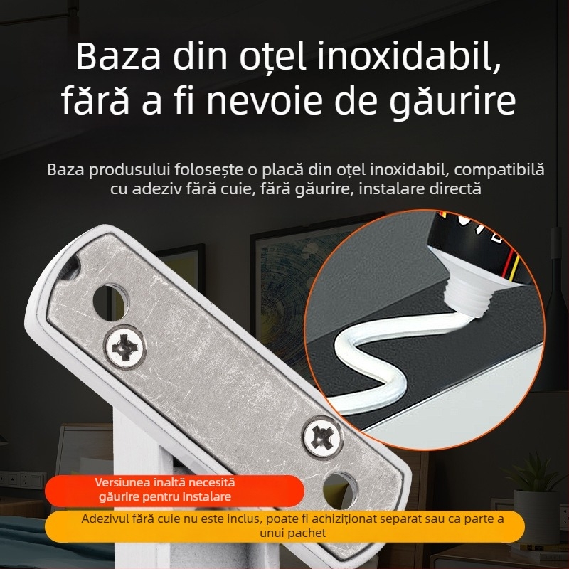 Top Valley încuietoare pentru ferestre casement – în formă de T, deschidere interioară/exterioară, aliaj de aluminiu, stil Light Luxury