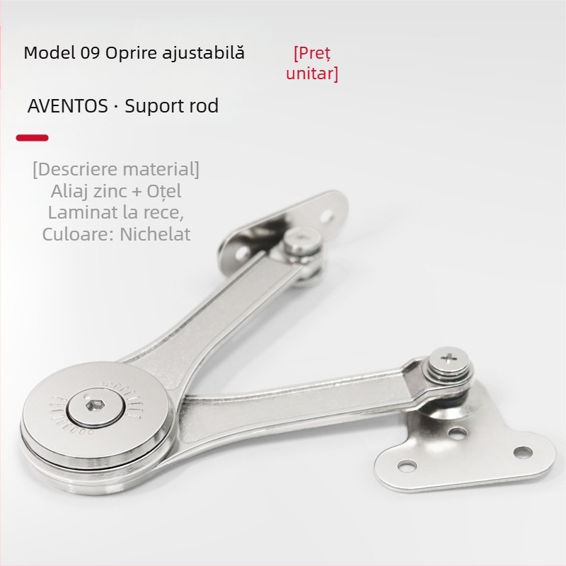 Sistem hidraulic pentru ușa de dulap – aliaj de zinc, brand Hafford HAIFUDE, model GZRYT, pentru dulap, garderobă și ușă superioară, placare cu nichel dublu