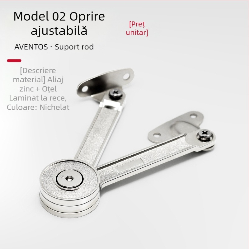 Sistem hidraulic pentru ușa de dulap – aliaj de zinc, brand Hafford HAIFUDE, model GZRYT, pentru dulap, garderobă și ușă superioară, placare cu nichel dublu