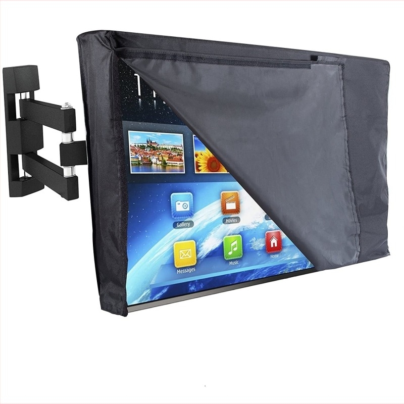 Husă TV pentru exterior MIRAI, ţesătură Oxford 600D, rezistentă la praf şi apă (Material: 600D Oxford; Rezistenţă la apă; Rezistenţă la praf; Brand: MIRAI)