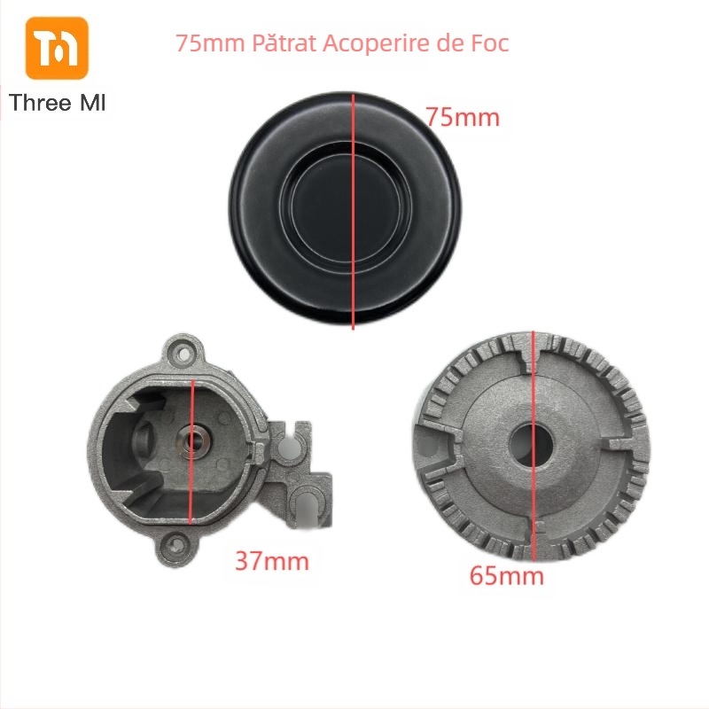 threemi arzător SABAF pentru plită cu gaz, model SABAF 130#100#75#55#, aluminiu rezistent la temperaturi înalte, admisie aer de sus, gaz natural/gaz petrolier lichefiat, montaj: asamblare