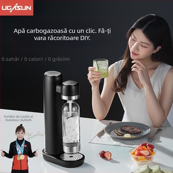 Mașină de apă cu bule UGASUN KT-168, cu capacitate de 1 L și control tactil