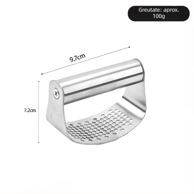 Presă de usturoi – oțel inoxidabil 304, multifuncțională, brand Pin Hengzuo, personalizare și imprimare logo
