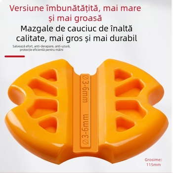 Instrument pentru ghidarea cablurilor pentru electricieni — anti-alunecare, Saint Platinum Lion, pentru țevi drepte, utilizare generală