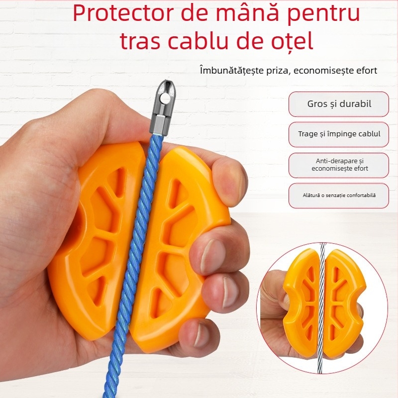 Instrument pentru ghidarea cablurilor pentru electricieni — anti-alunecare, Saint Platinum Lion, pentru țevi drepte, utilizare generală