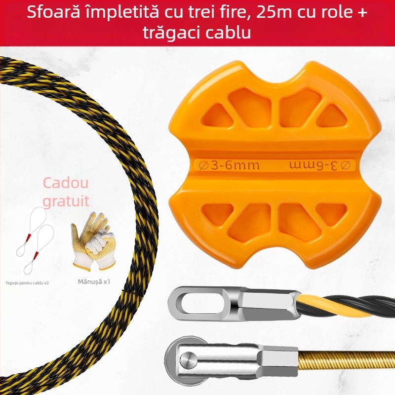 Instrument pentru ghidarea cablurilor pentru electricieni — anti-alunecare, Saint Platinum Lion, pentru țevi drepte, utilizare generală