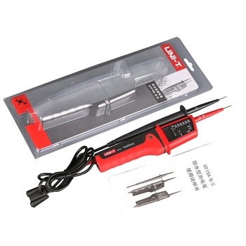 Stilou tester de tensiune UT15A/UT15B/UT15C, impermeabil, măsoară tensiune trifazică AC, seria UNI-T UT15, interval 0-10
