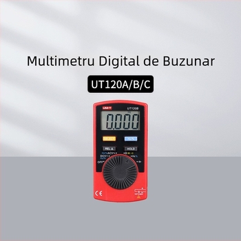 Multimetru digital de buzunar Uni-T UT120A/120C și UT123/125C, True RMS, pentru uz profesional