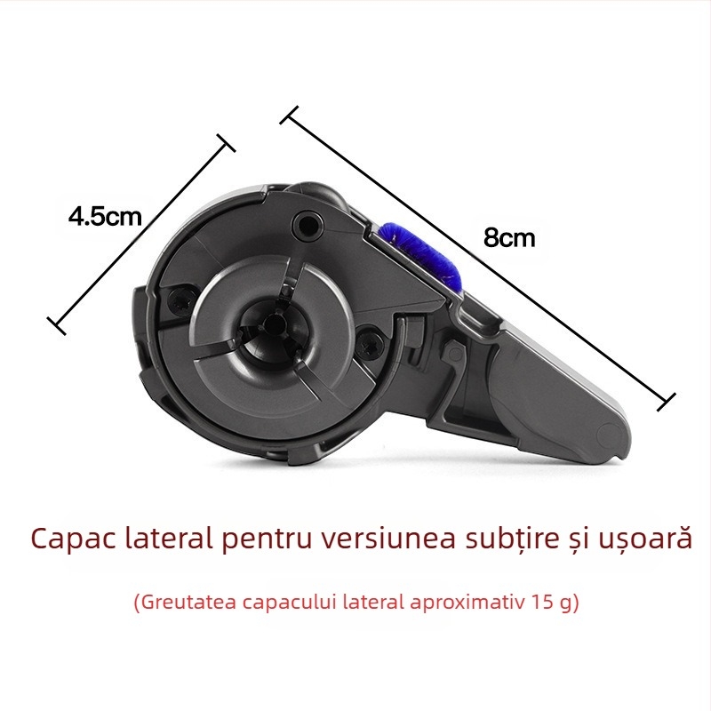 Accesorii Dyson: set de accesorii cu perie electrică pentru podea ușoară, tambur rulabil, capac lateral — compatibil cu V12, V15 și V10 Slim