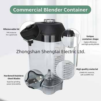 Accesoriu cană blender VT 48oz pentru mixere comerciale în stil Vitamix — Model VT 48oz; Funcție: Blender; Tip accesoriu: lapte de soia/amestecare/măcinare; Categorie: Accesorii