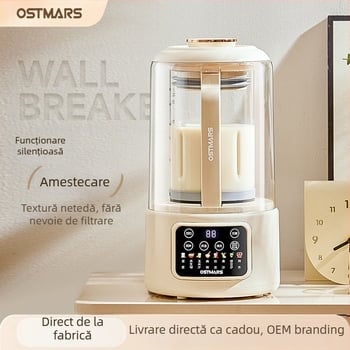 OSTMARS PBJ-010 Mașină de făcut lapte de soia, 800W, capacitate 1000-1500 ml, curățare automată, pentru 2-3 persoane