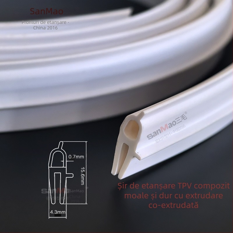 Etanșare pentru ventil de acoperiș RV — LP0378, Sanmao; compatibil cu RV; tip: încorporat și orientat spre exterior; accesoriu: capac lucarnă