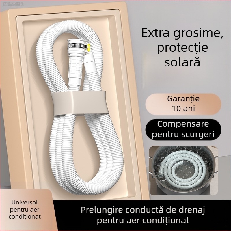 Țevă de drenaj pentru aer condiționat - silicon F-25, brand HEWE, instalare generală, stil modern minimalist