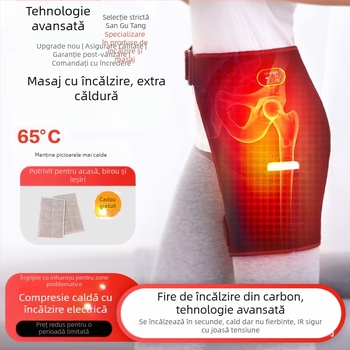 Dispozitiv de fizioterapie a șoldului pentru reabilitare postoperatorie — terapie cu infraroșu, masaj încălzitor, Moxibustion, alimentare USB/AC, control mecanic
