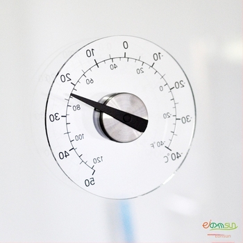 Termometru de sticlă pentru exterior, pentru uși și ferestre, impermeabil, temperatură pentru seră, model 9110D