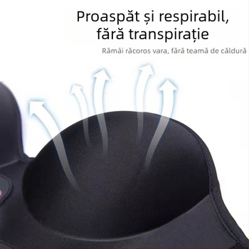 Youyueya Sutien cu masaj pentru bust, încărcare wireless, masaj electric cu fizioterapie infraroșu, temporizator și control prin cablu, USB/Baterie, 2022