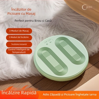 Încălzitor de picioare cu masaj - USB, 5V 10W, Model H02, Greutate 700 g, pentru casă, camin și birou