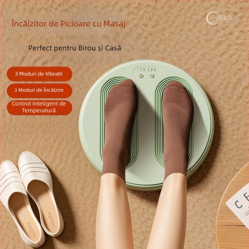 Încălzitor de picioare cu masaj - USB, 5V 10W, Model H02, Greutate 700 g, pentru casă, camin și birou