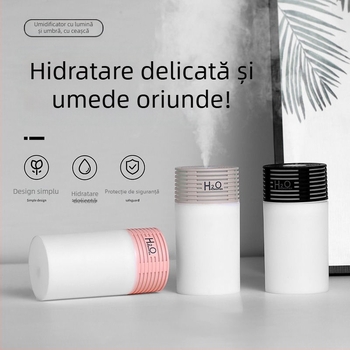 Umidificator auto cu atomizor de aromă și purificator de aer, carcasă din plastic, USB 5V, 2–5W