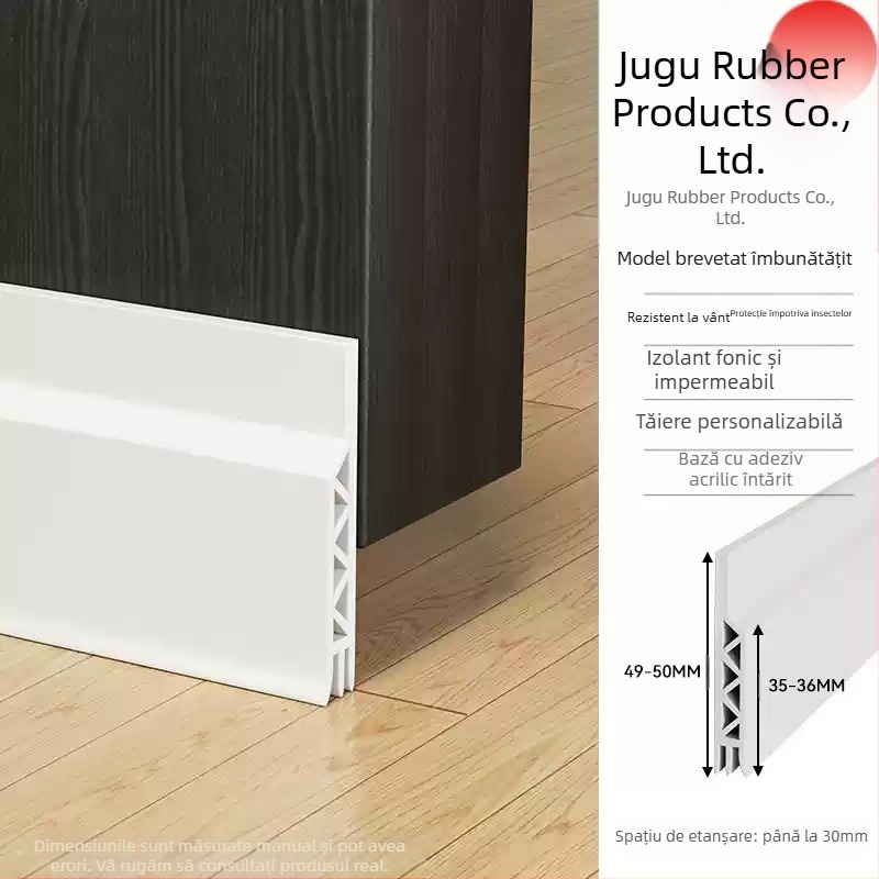 Bandă etanșare pentru partea de jos a ușii, Gather Energy — rezistentă la uzură, la îmbătrânire și la coroziune, protecție împotriva vântului și prafului, compatibilă cu logo OEM