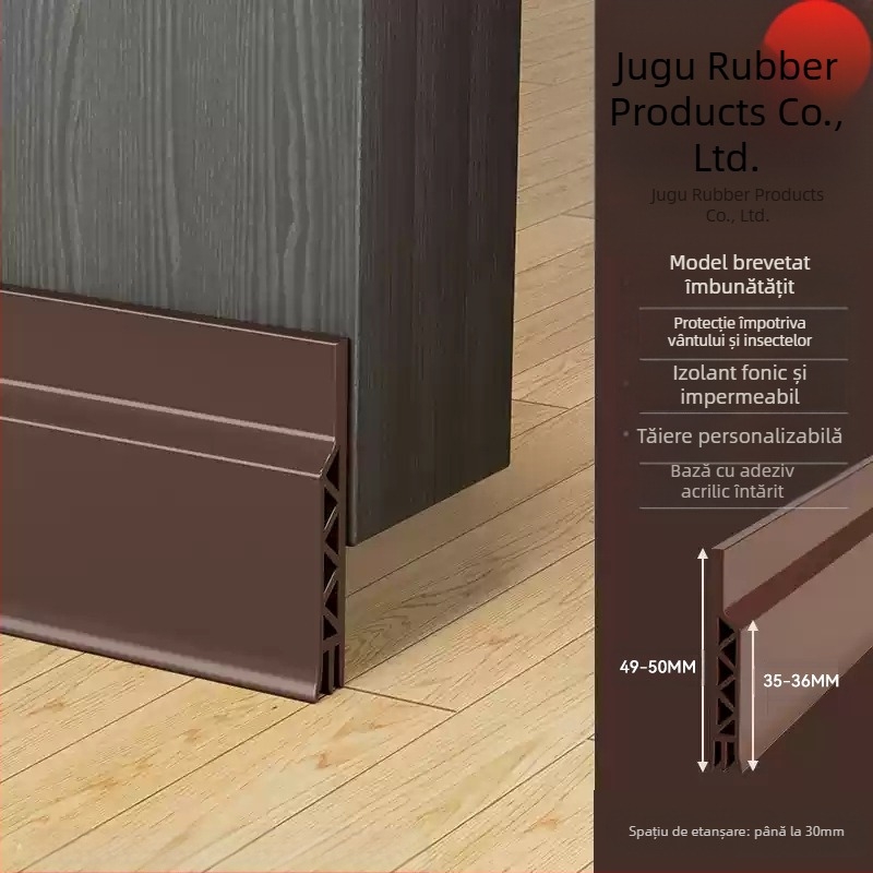 Bandă etanșare pentru partea de jos a ușii, Gather Energy — rezistentă la uzură, la îmbătrânire și la coroziune, protecție împotriva vântului și prafului, compatibilă cu logo OEM