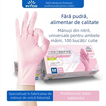 Mănuși de unică folosință Yingke Medical pentru procesarea alimentelor și curățenie în casă, calitate alimentară, greutate 3.5