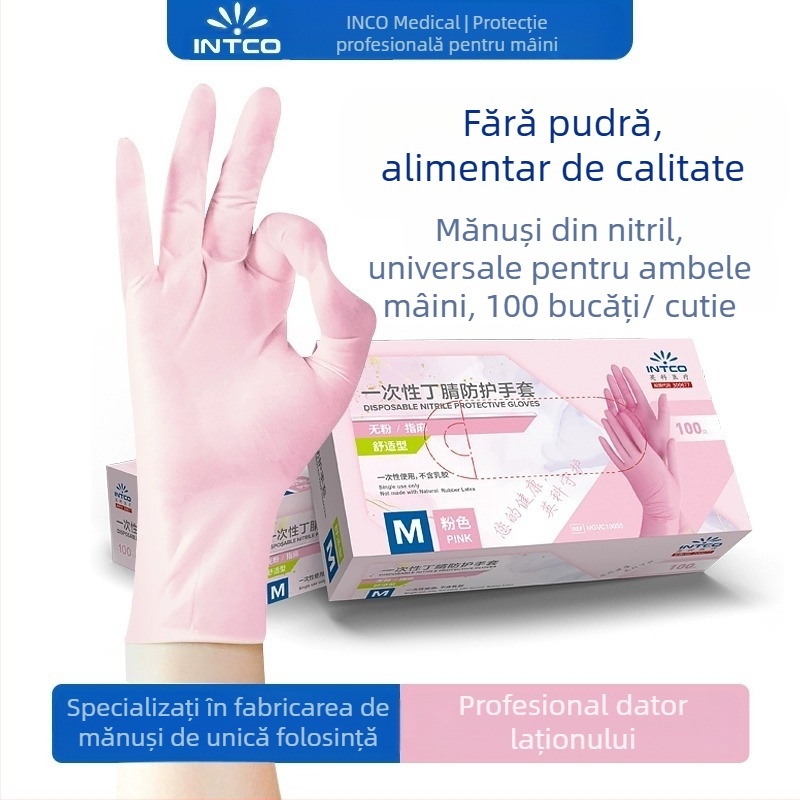 Mănuși de unică folosință Yingke Medical pentru procesarea alimentelor și curățenie în casă, calitate alimentară, greutate 3.5