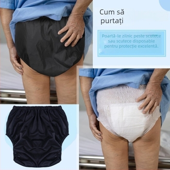 Pantaloni de scutire pentru adulți, reutilizabili, silențioși, impermeabili, TPU material, nivel de securitate B, potriviți pentru adulți