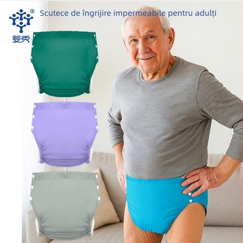 Pantaloni de incontinență pentru adulți, reutilizabili, pull-up, impermeabili, din 100% bumbac, marca Baby Show, lansare toamnă 2025