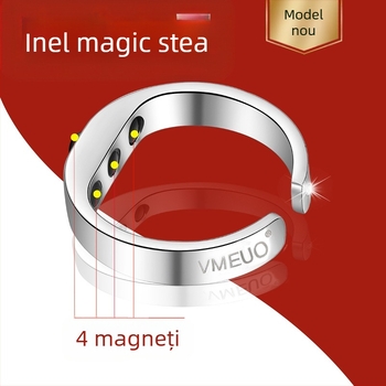 Brățară metalică VMEUO, cu text, design simplu, unisex