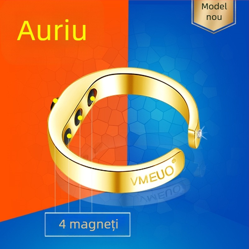 Brățară metalică VMEUO, cu text, design simplu, unisex