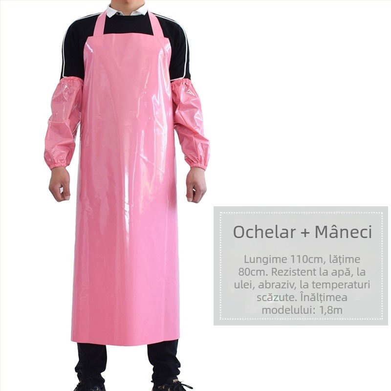 Șorț TPU – impermeabil și rezistent la ulei, fără mâneci, stil modern minimalist, marcă Xiong Xuemei