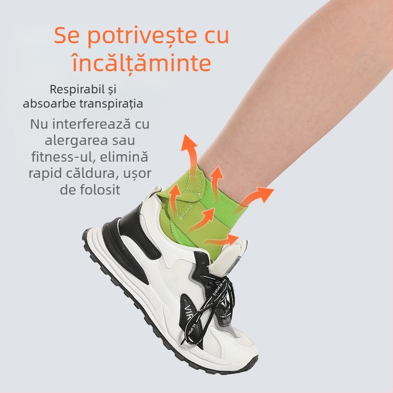 Protecție pentru gleznă cu compresie – design subțire, unisex, potrivită pentru baschet și alergare, material SBR, categorie protecție gleznă