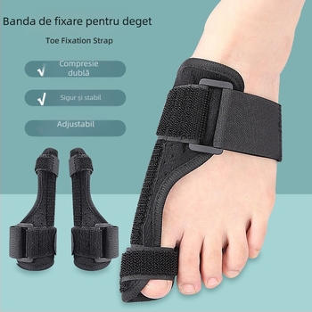Separator unisex pentru hallux valgus cu sprijin pentru degetul mare – protecție, materiale: flanel, burete, Velcro, bandă din plastic; seria Separator; stil Hallux valgus; potrivit pentru toate anotimpurile