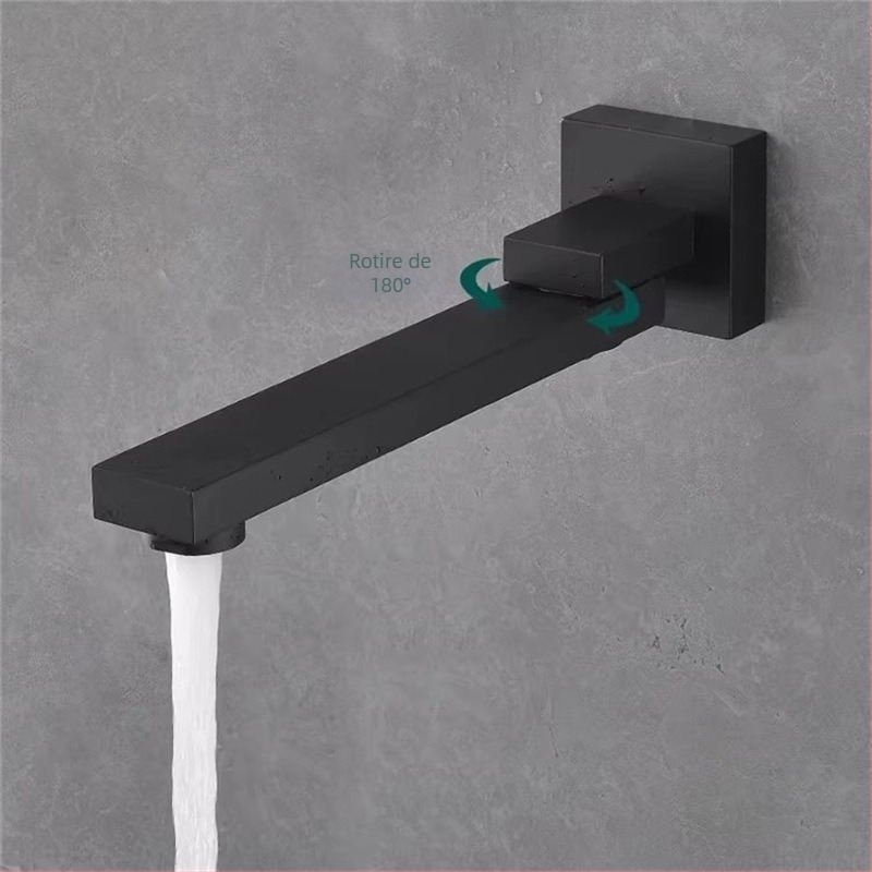 Robinet din cupru ascuns pentru duș și chiuvetă, conexiune filetată, 6 MPa, 1–80°C, stil modern