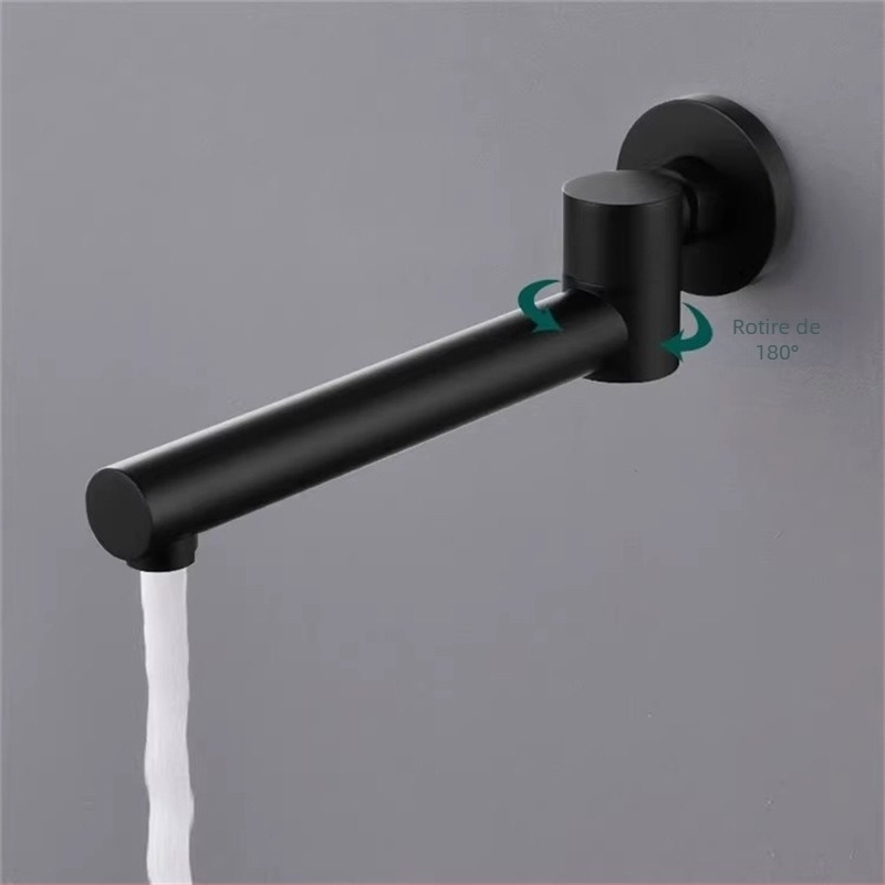 Robinet din cupru ascuns pentru duș și chiuvetă, conexiune filetată, 6 MPa, 1–80°C, stil modern