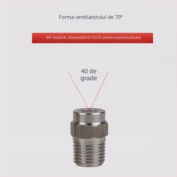 Caigong Duză din oțel inoxidabil pentru mașina de spălat autoturisme, filet NPT1/4
