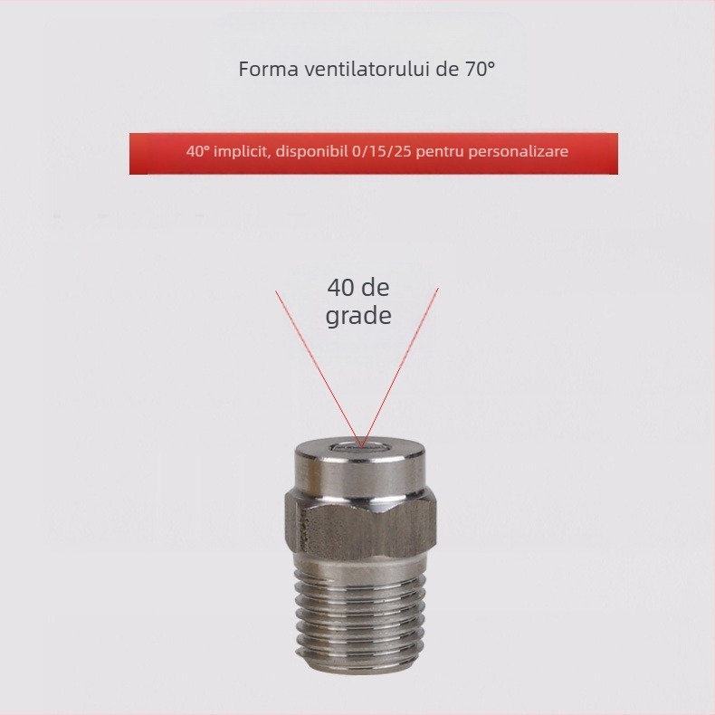 Caigong Duză din oțel inoxidabil pentru mașina de spălat autoturisme, filet NPT1/4