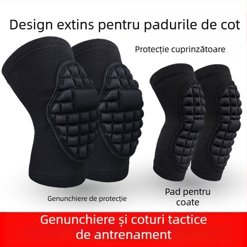 Meters Set de protecție pentru antrenament militar, ansamblu din patru piese: încheieturi, coate, genunchi, gleznă și talie; fibre poliesterice; adult
