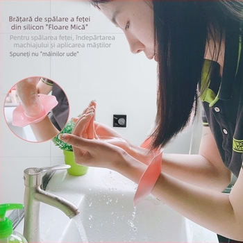 Brățară din silicon pentru curățarea feței și a părului; manșetă impermeabilă, accesoriu multifuncțional de îngrijire