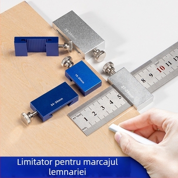 Hongpai riglă din oțel, bloc de poziționare cu ghidaj glisant pentru tâmplărie