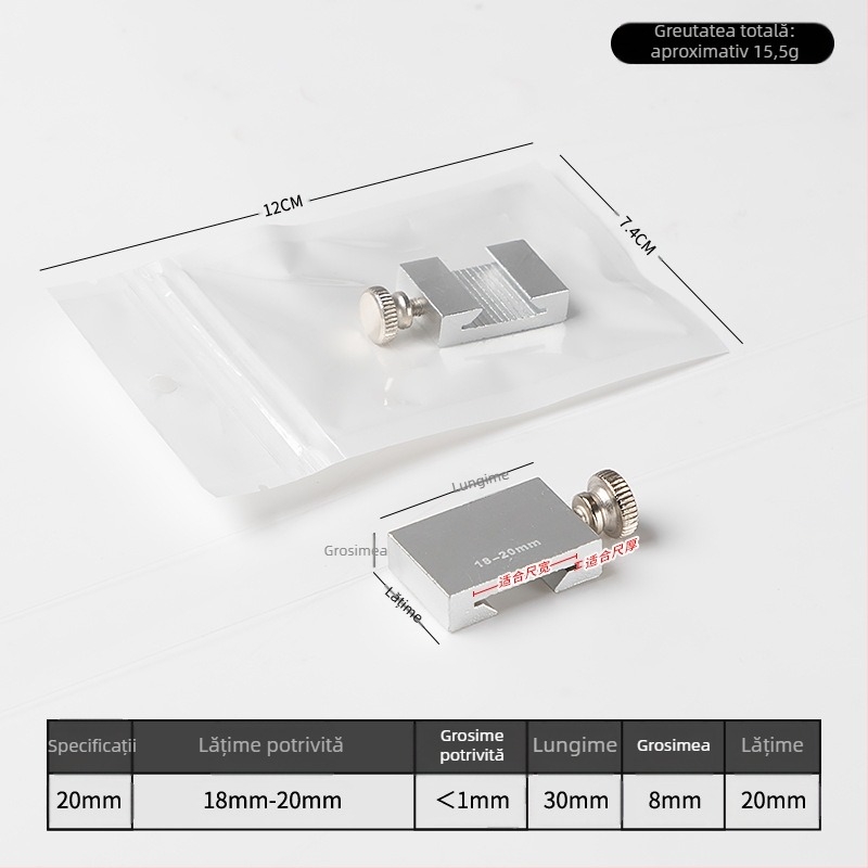 Hongpai riglă din oțel, bloc de poziționare cu ghidaj glisant pentru tâmplărie