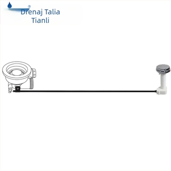 Controler pentru chiuvetă de pe blat - Talea QK007, oțel inoxidabil, control automat, stil modern minimalist