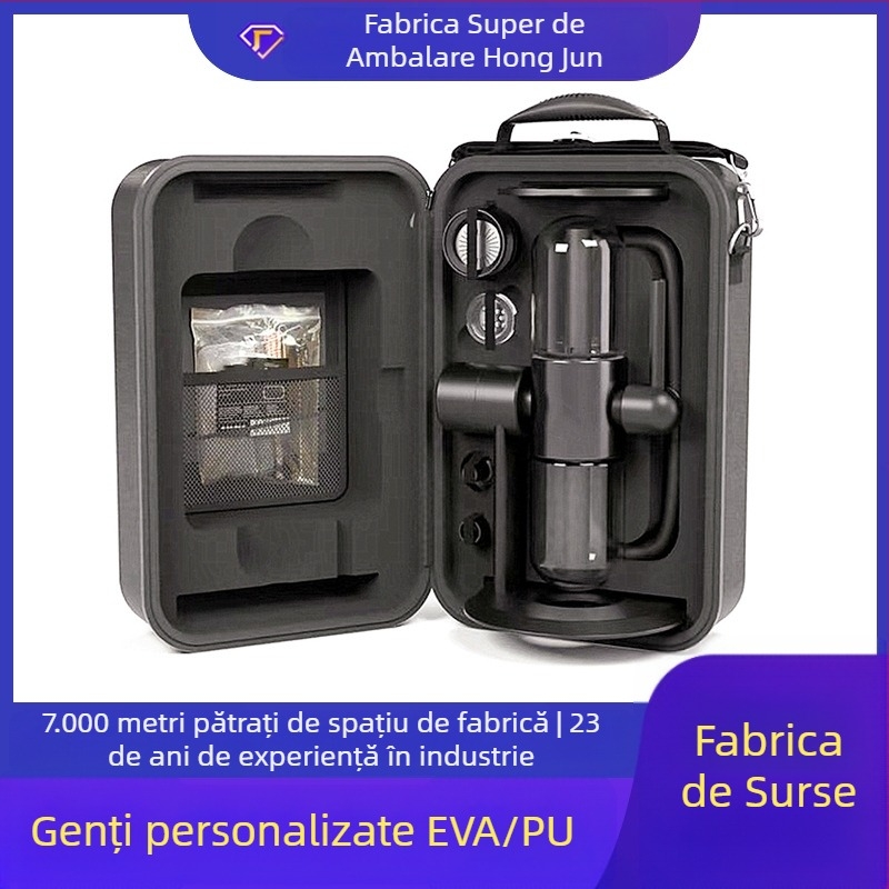 Geantă EVA pentru narghilea, model HJ-009, material compozit, gravură, ambalaj rezistent la apă, sarcină de încărcare 3