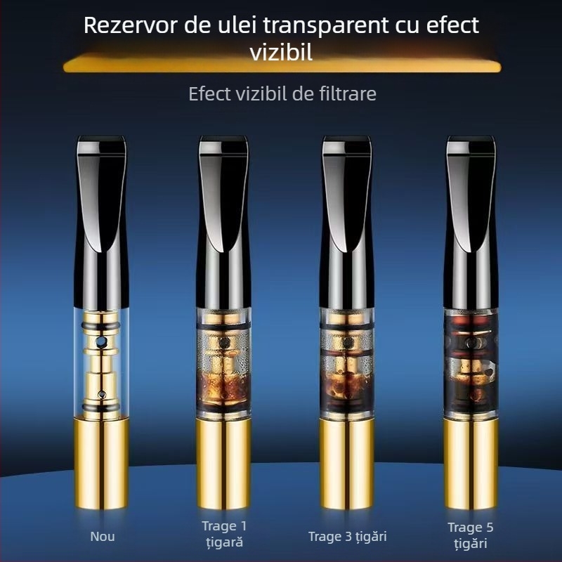 Xiangjia 169S Suport plastic pentru țigări – trei moduri de utilizare (gros, mediu, fin) pentru umplere și curățare, reutilizabil, brand Xiangjia, cod produs 169S, cantitate în cutie 100×200