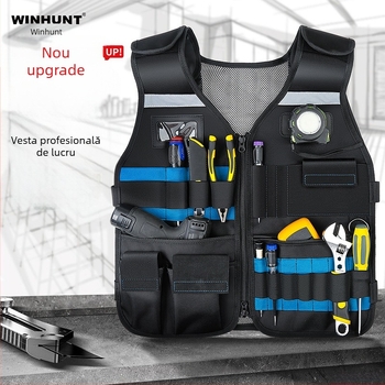 Vesta de lucru WH149 de la WINHUNT / Frequent Visitors pentru operațiuni la înălțime, depozitare și unelte multiple