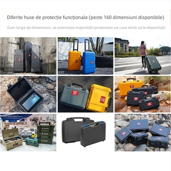 Cutie de scule portabilă impermeabilă și rezistentă la umezeală – PP plastic, capacitate de încărcare 100 kg